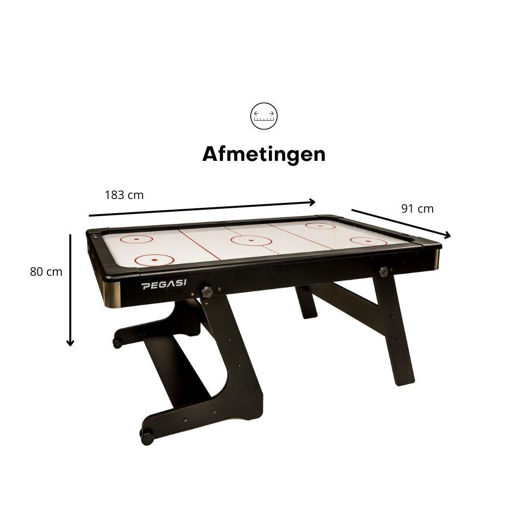 Pegasi Airhockey Tisch Tornado 6ft zusammenklappbar 4/6