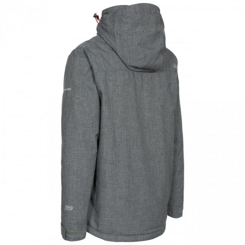 Chaqueta Impermeable Fyfinn para Hombre Gris Oscuro