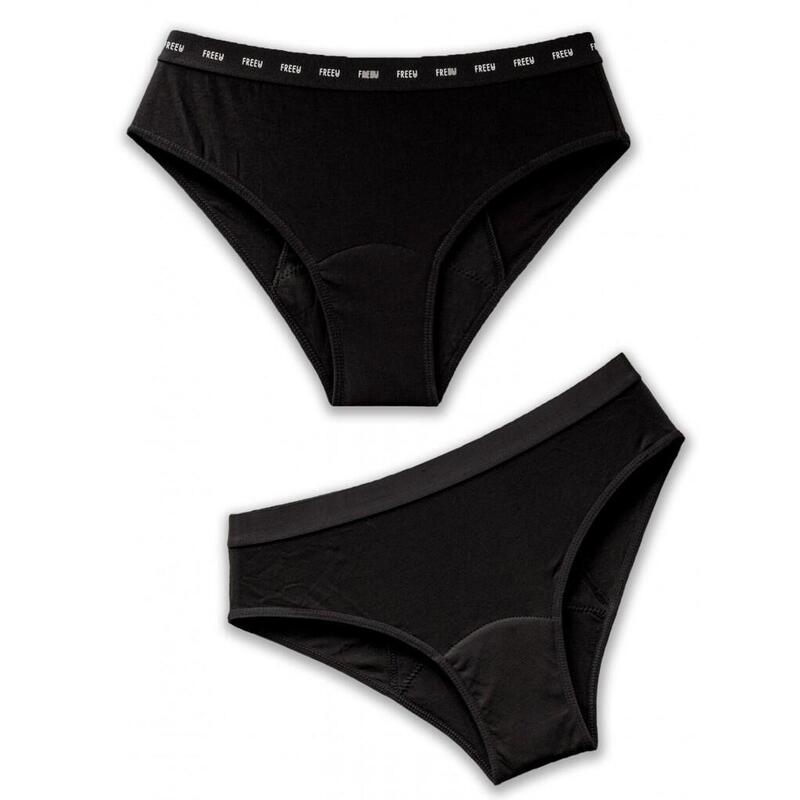 Pack 2 slip mestruali lavabili in cotone biologico FreeU Pack 2 slip mestruali lavabili in cotone biologico FreeU