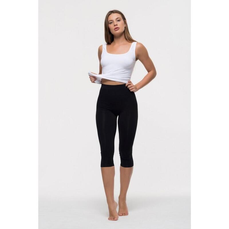 Mallas leggings capri Noche sin costuras con fibra Emana 160 den Nina