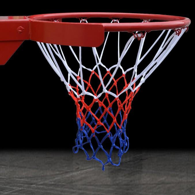 Pegasi Basketballnetz weiß/rot/blau 70gr.
