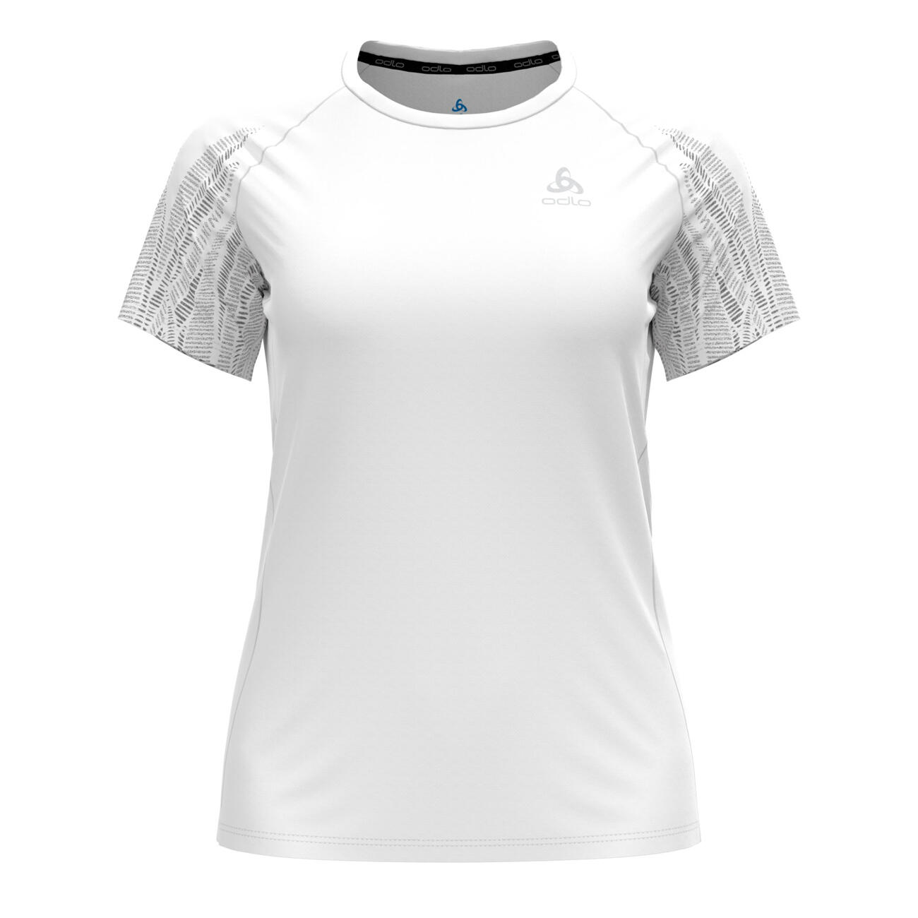 T-shirt sport Odlo Essential Print col rond 1/5