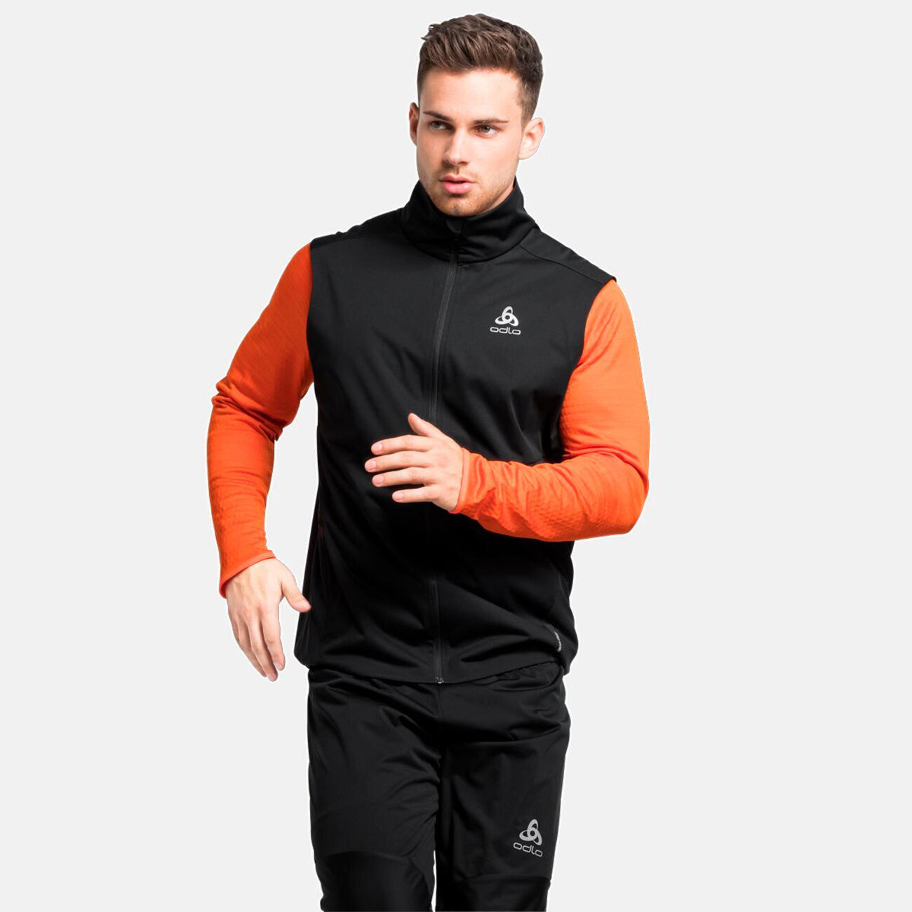 Veste Coupe-vent sans Manche Odlo Zeroweight Warm Noir 3/7