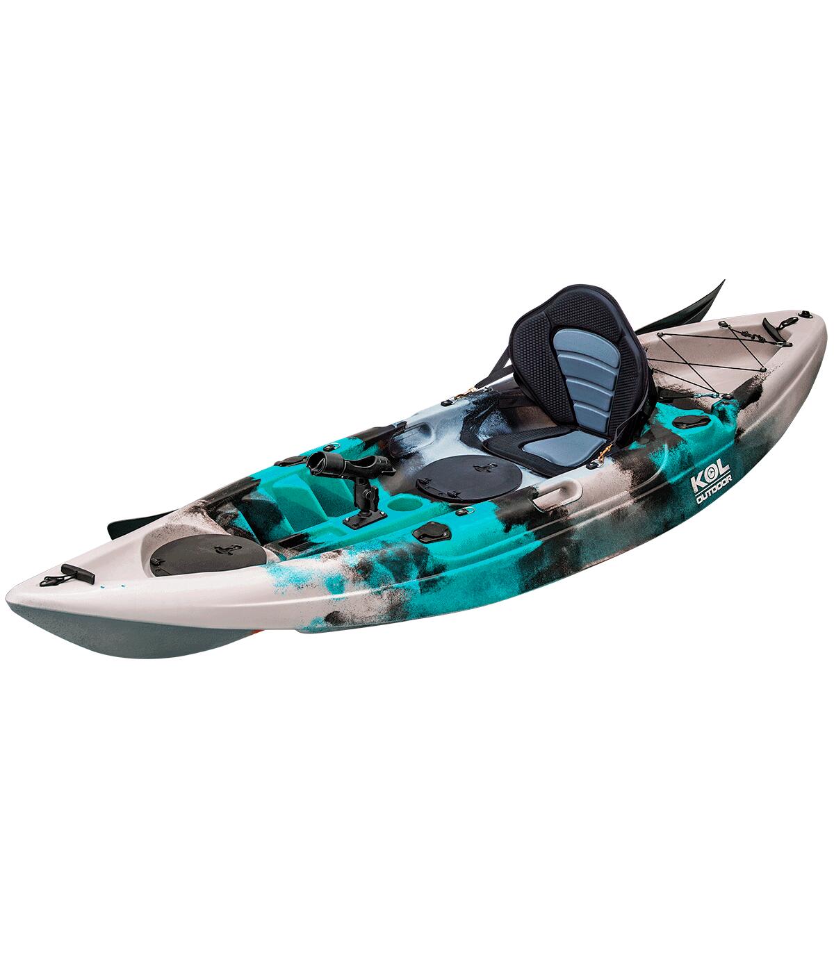 KOL OUTDOOR Kayak de pesca Conger P Lite Azul Blanco (280x82cm)