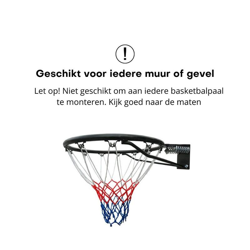 Pegasi basketbalring met veren 45cm