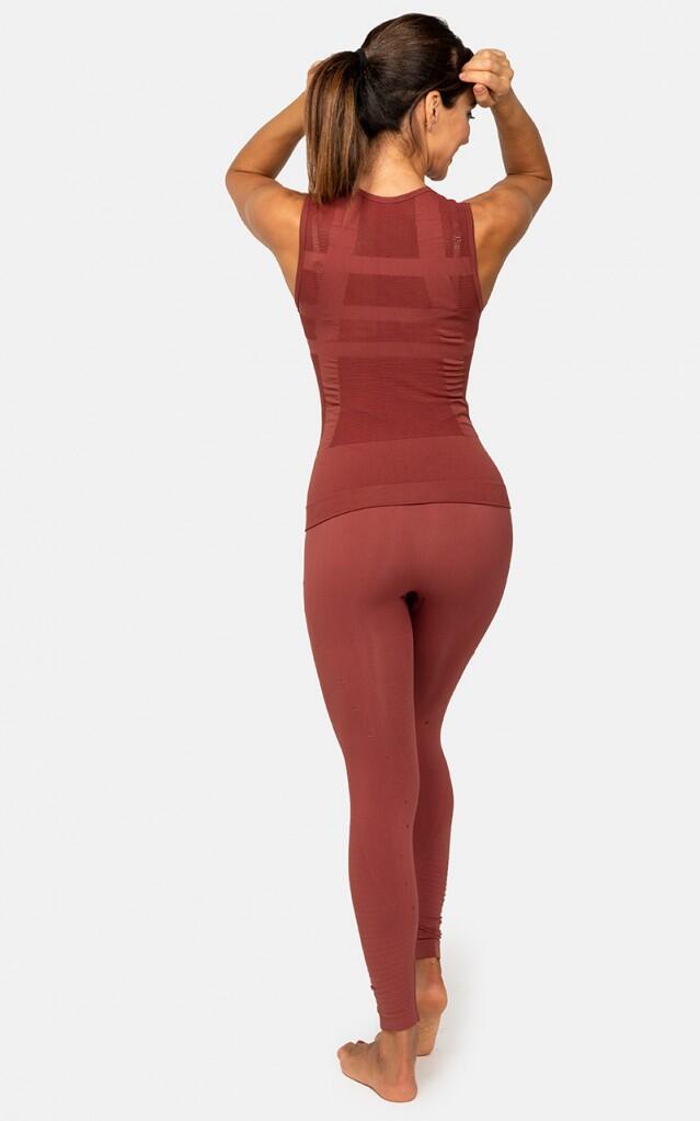 Set Legging + T-Shirt Donna Fitness Modellanti senza cuciture Namasté 3/5