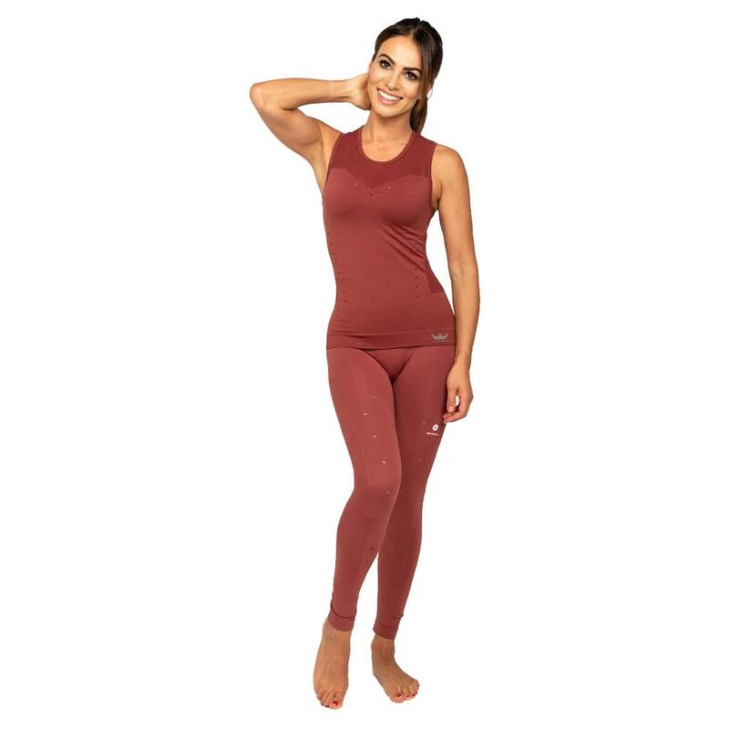 Legging et T-shirt Femme sans coutures Fibre Emana Taille haute Namasté