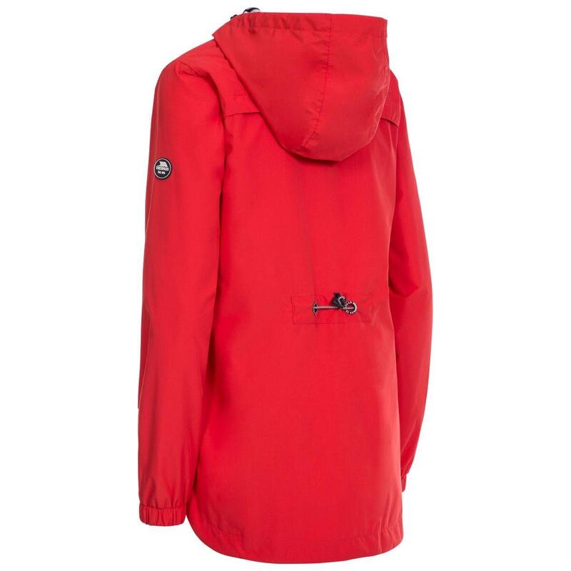 Chaqueta Impermeable Flourish para Mujer Rojo