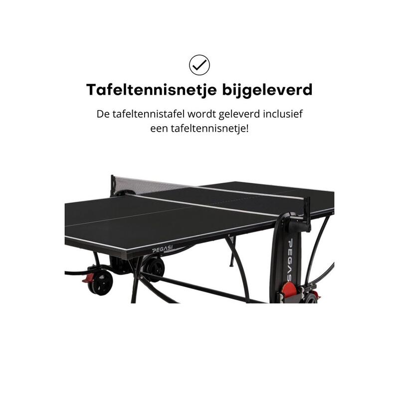 Table de tennis de table pegasi 800 noire intérieure