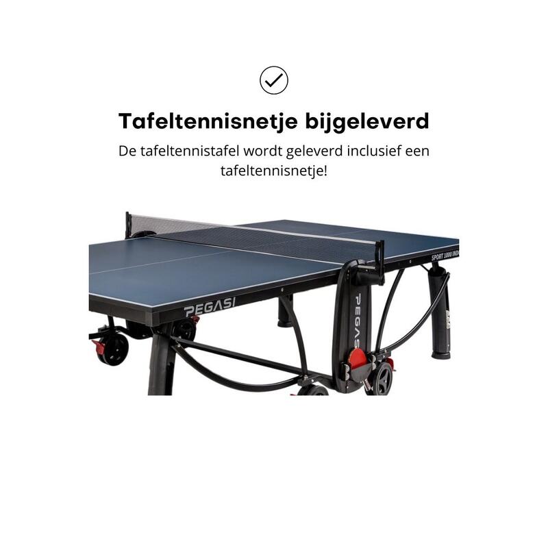 Tischtennisplatte Pegasi 1000 Indoor Blau