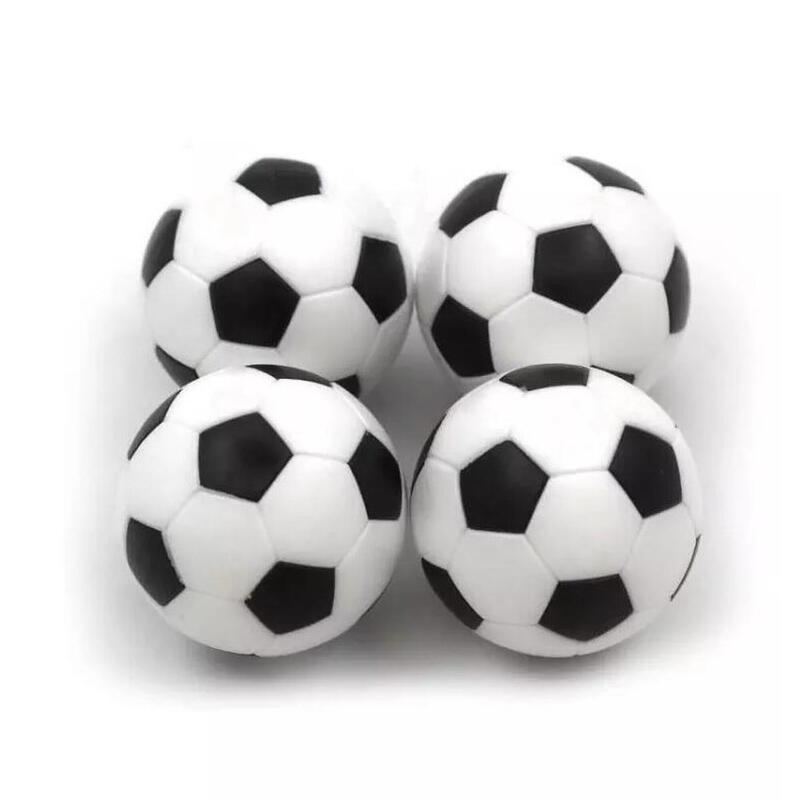 Boules de football de table | Noir et blanc 36 mm (par 4e.)