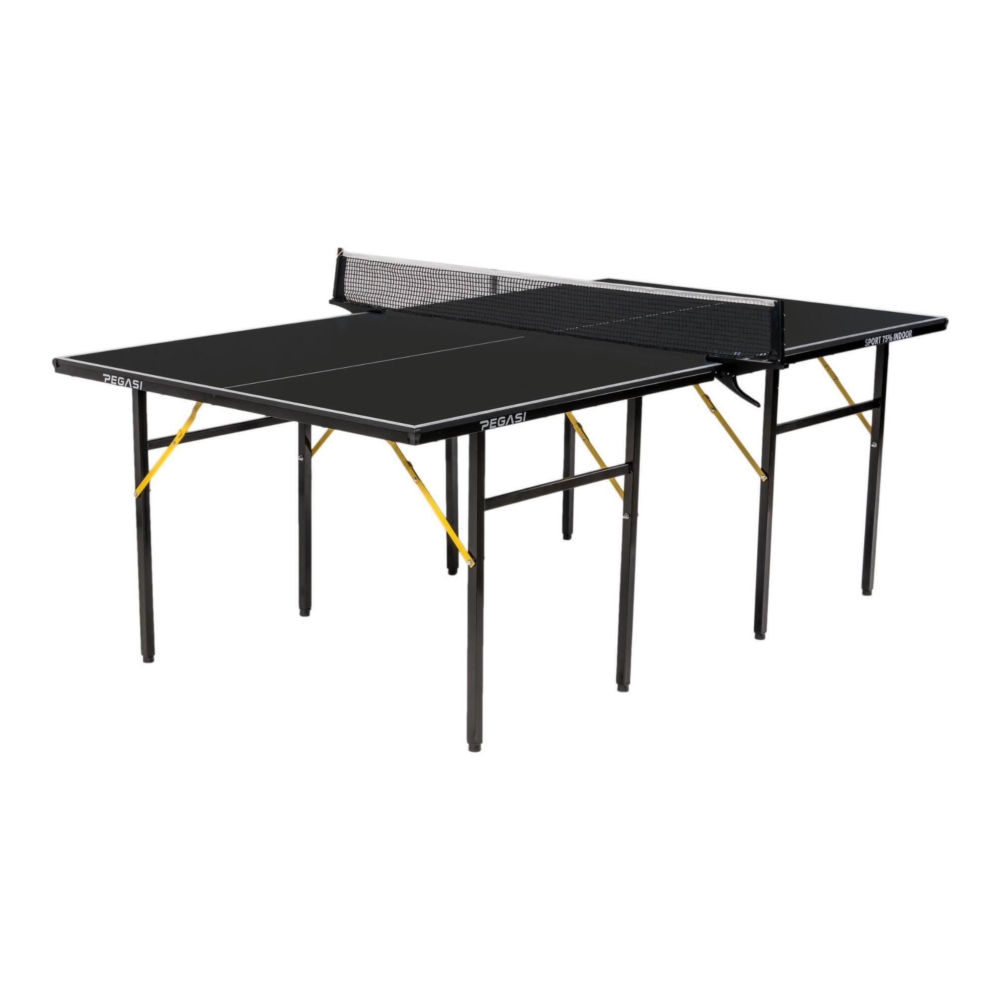 PEGASI Tafeltennistafel 75% Midi Pegasi Black indoor