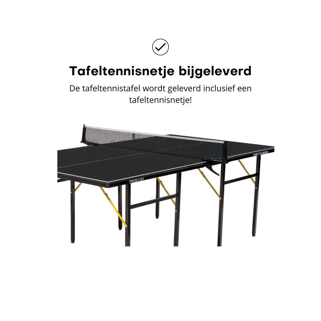 Tafeltennistafel 75% Midi Pegasi Black indoor 2/6