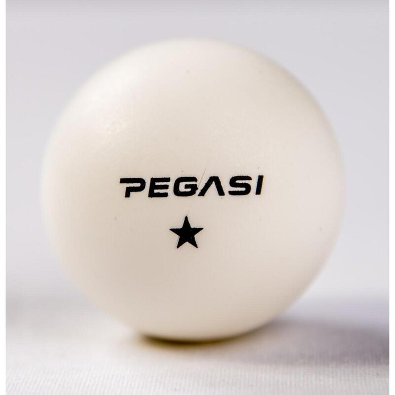 PEGASI 1 étoiles Pingpong Balls 6st. Blanc