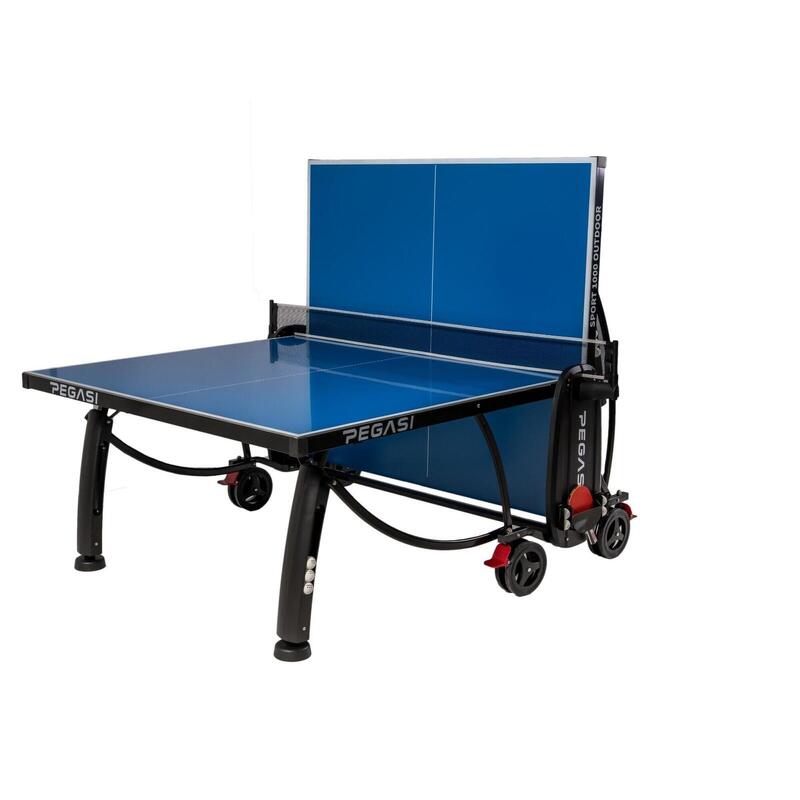 Tischtennisplatte Pegasi 1000 Outdoor Blau