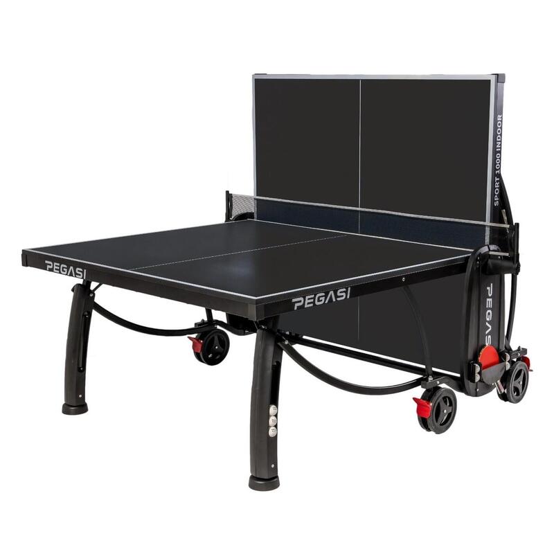 Table de tennis de table pegasi 1000 noire intérieure