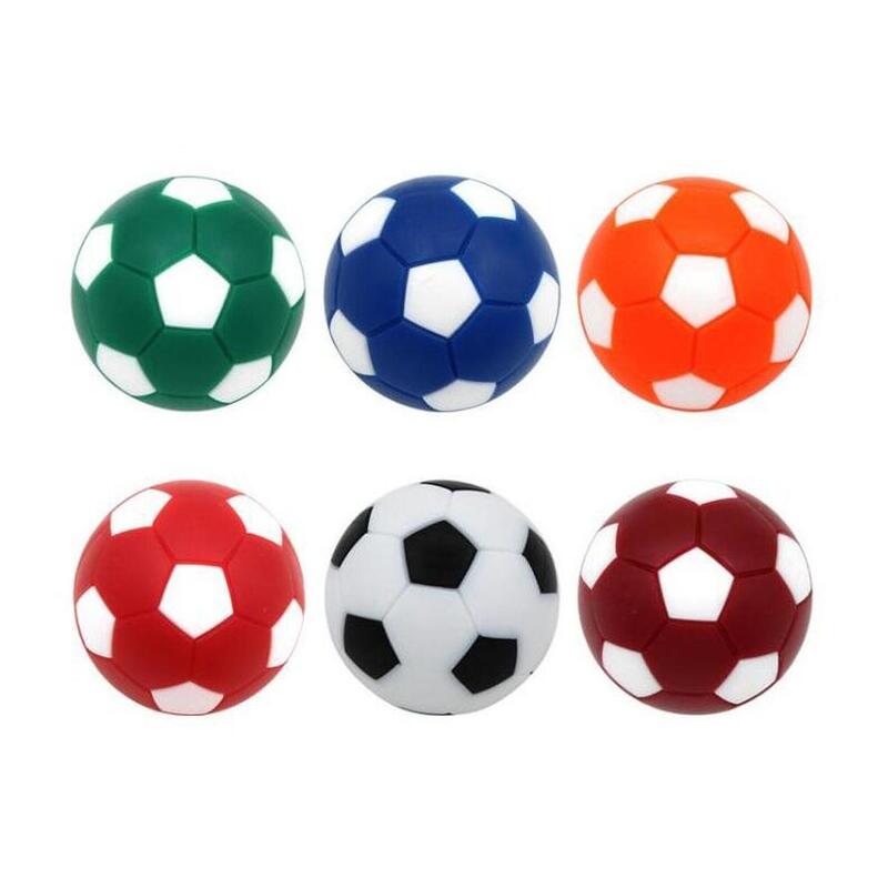 Boules de football de table | Multi-couleur 32 mm (par 6e.)