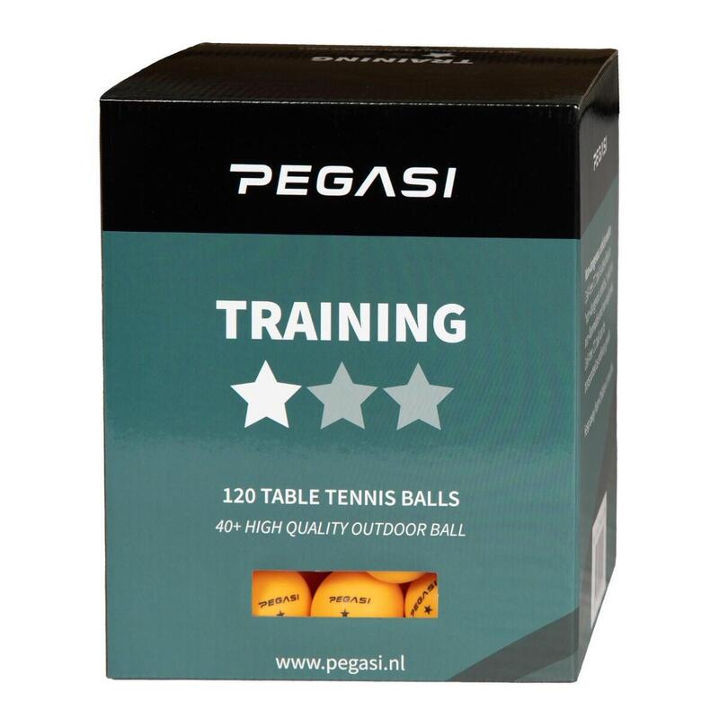 PEGASI 1 étoiles Pingpong Balls 120st. Orange