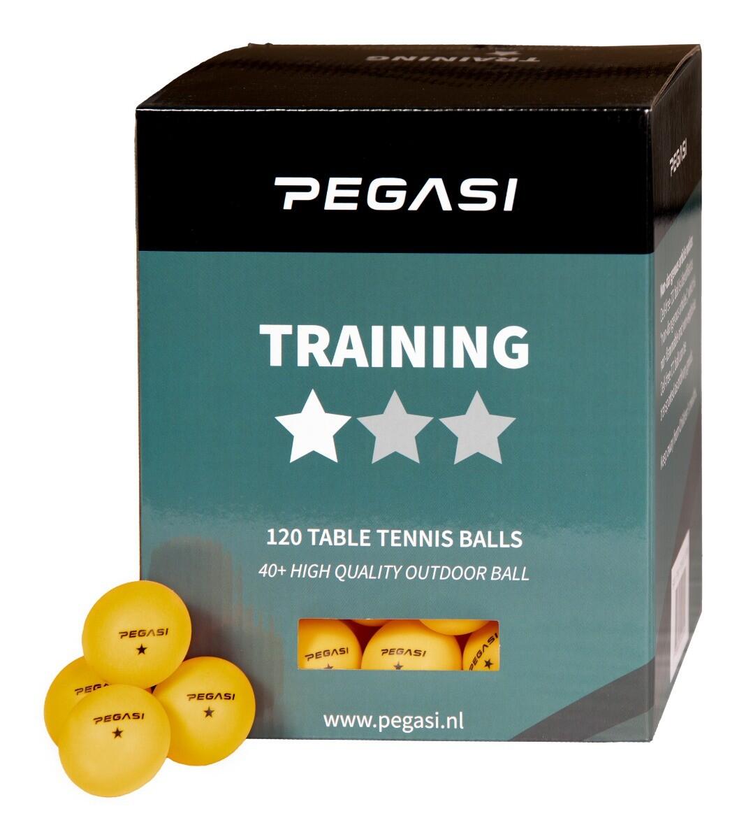 PEGASI Pegasi 1 ster pingpong ballen 120st. Oranje