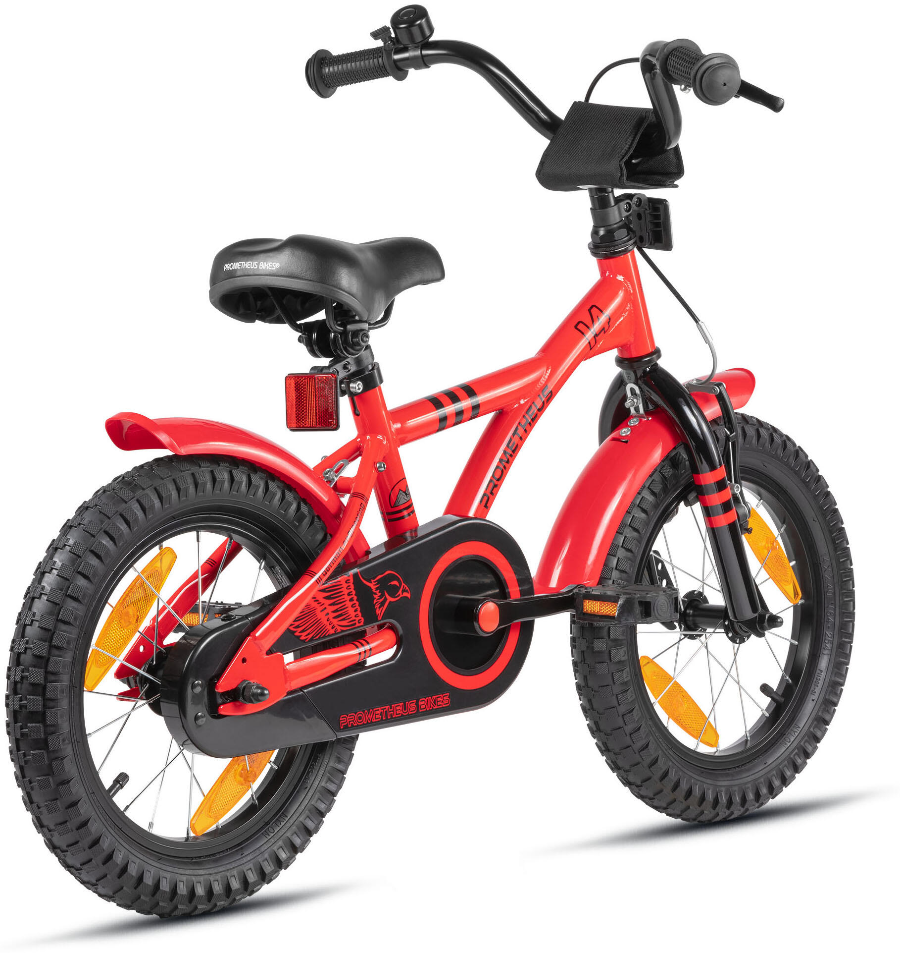 Kinderfiets 14 inch vanaf 3 -5 jaar fiets met terugtraprem en zijwieltjes 4/8