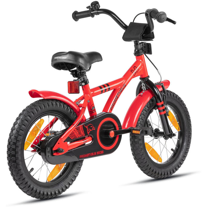 Vélo 14 pouces enfant 3-5 ans avec roues stabilisateurs et rétropédalage