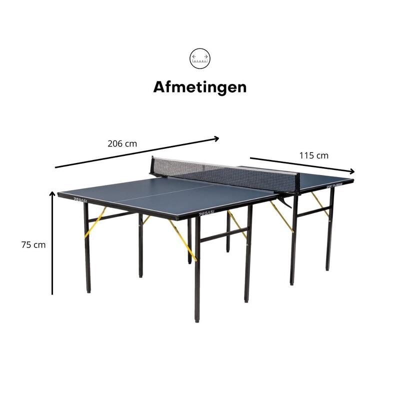 Table de tennis de table 75% pEgasi sport bleu intérieur