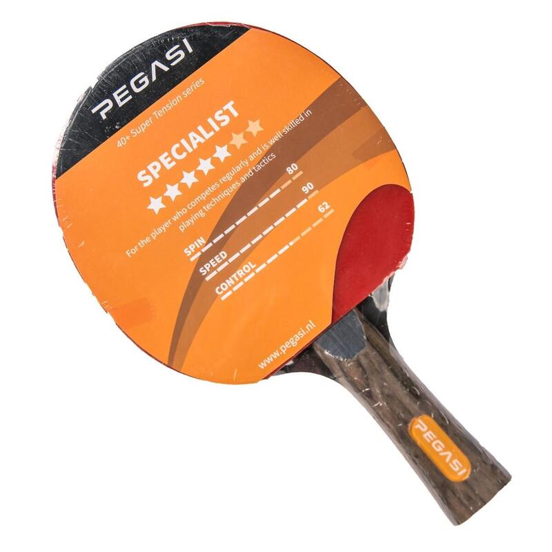 5 Star Raquette De Tennis De Table Avec Poignée Longue / Courte, Raquette  De Ping-pong D'entraînement Avec Étui De Rangement Et Balles - Temu Belgium