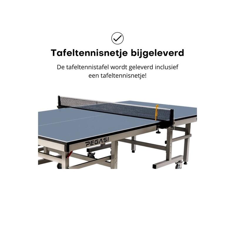 Table de tennis de table pegasi 1200 intérieur pro bleu