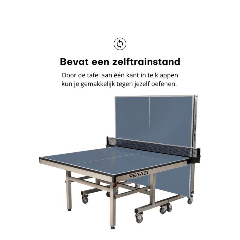 Table de tennis de table pegasi 1200 intérieur pro bleu