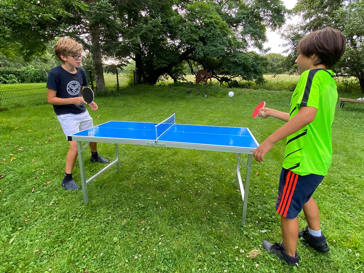 Tavolo multigioco/ping pong con collezione di giochi -  esterno e da interno 3/7
