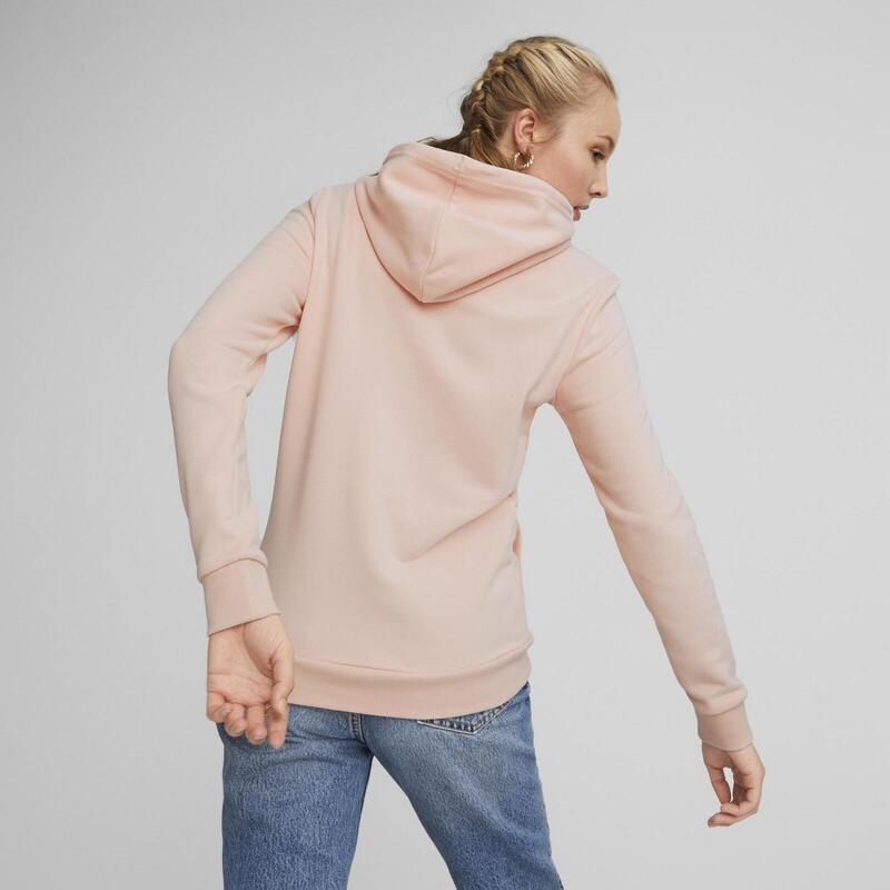 Hoodie Puma Essentials Plus, Cor de rosa, Mulheres