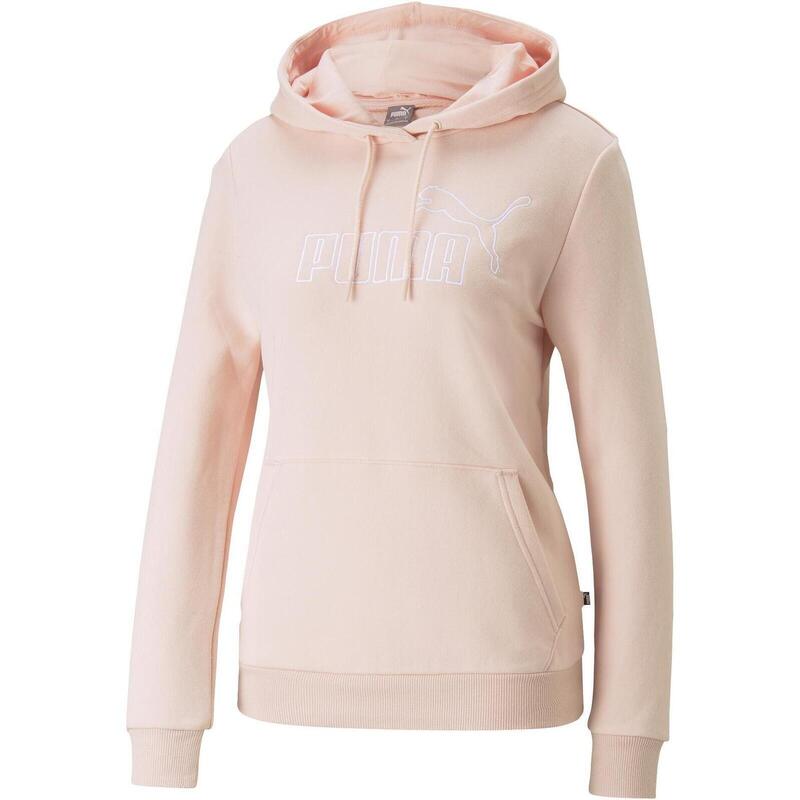 Hoodie Puma Essentials Plus, Cor de rosa, Mulheres