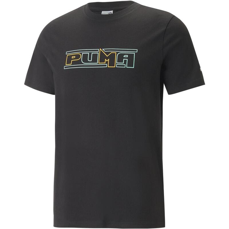 Tricou barbati Puma SWxP Graphic Tee, Negru