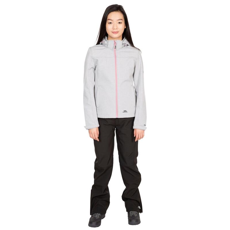 Veste softshell imperméable LEAH Femme (Gris clair)