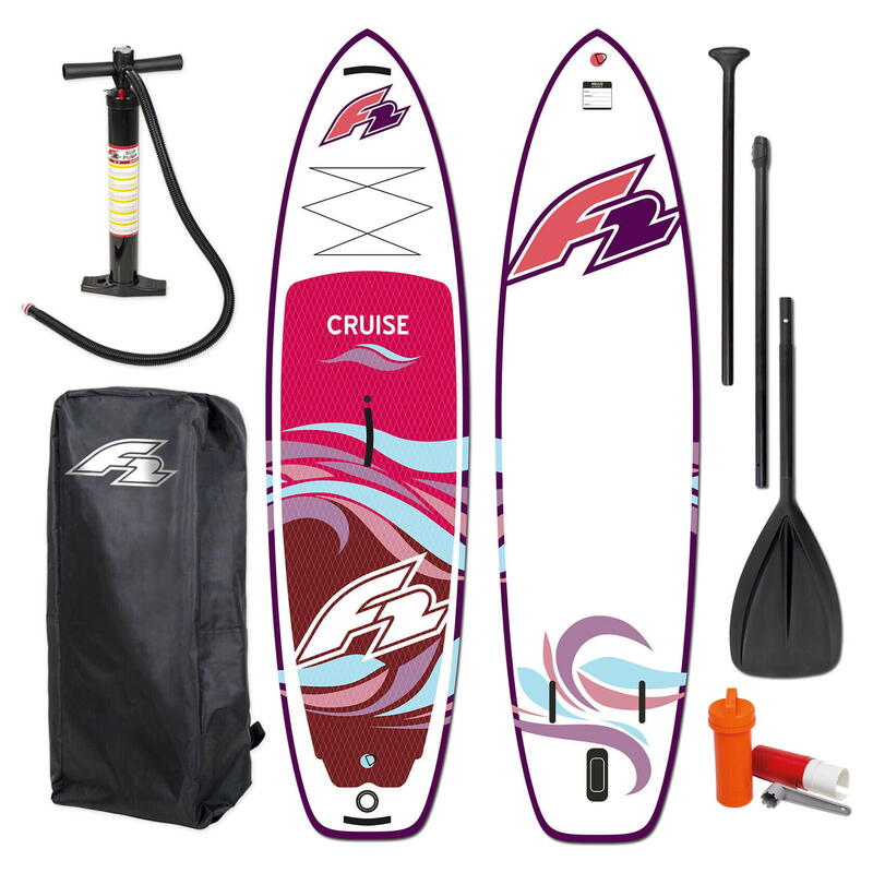 Planche de Surf Gonflable F2 CRUISE HFT 10'6" Rose