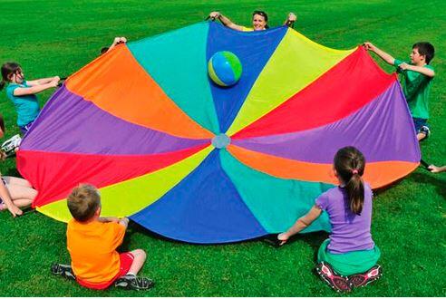 PARACAÍDAS PARA ACTIVIDADES RECREATIVAS DE  2 MT 2/3