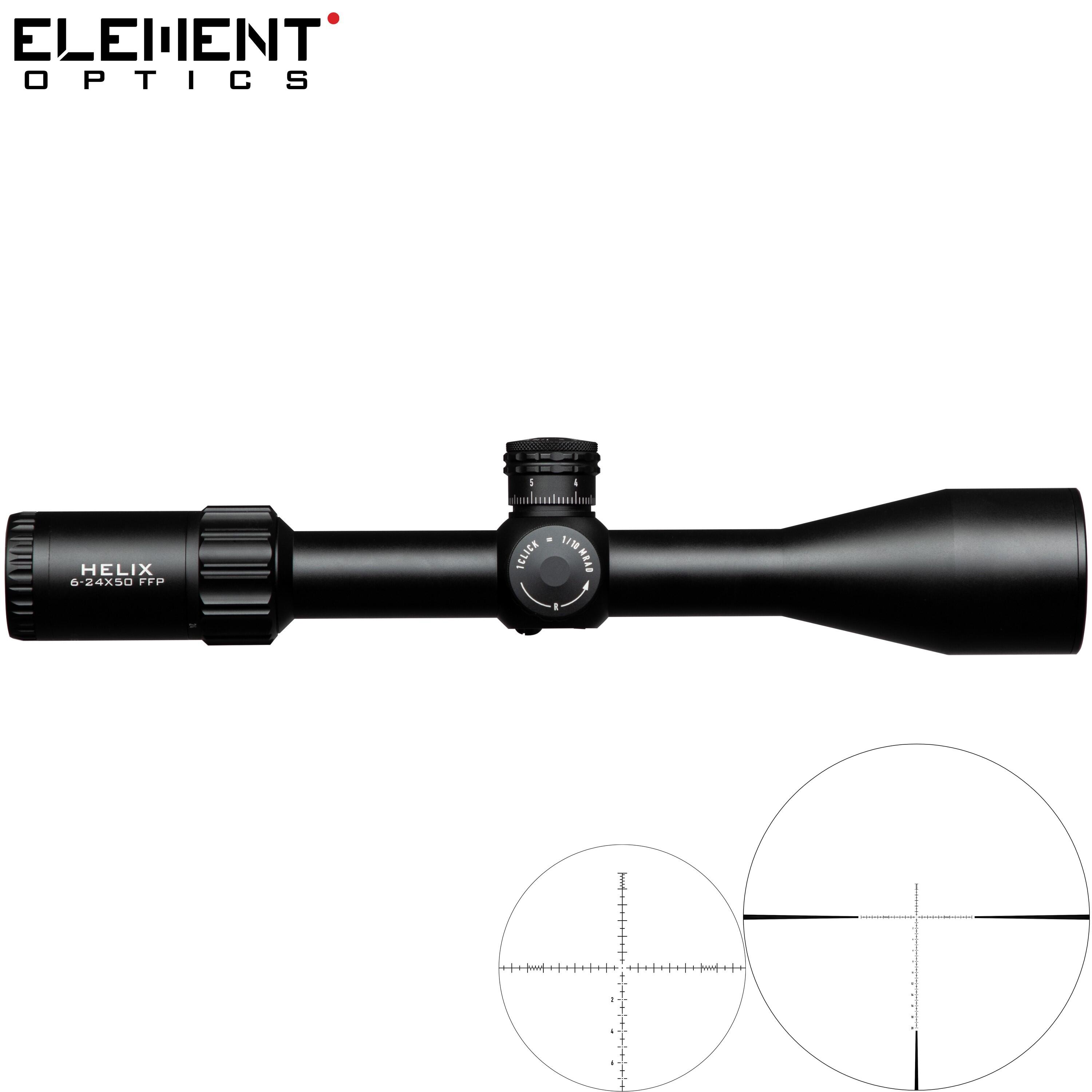 Ottica Element Optics Helix 6-24X50 APR-1C FFP MRAD 3/6