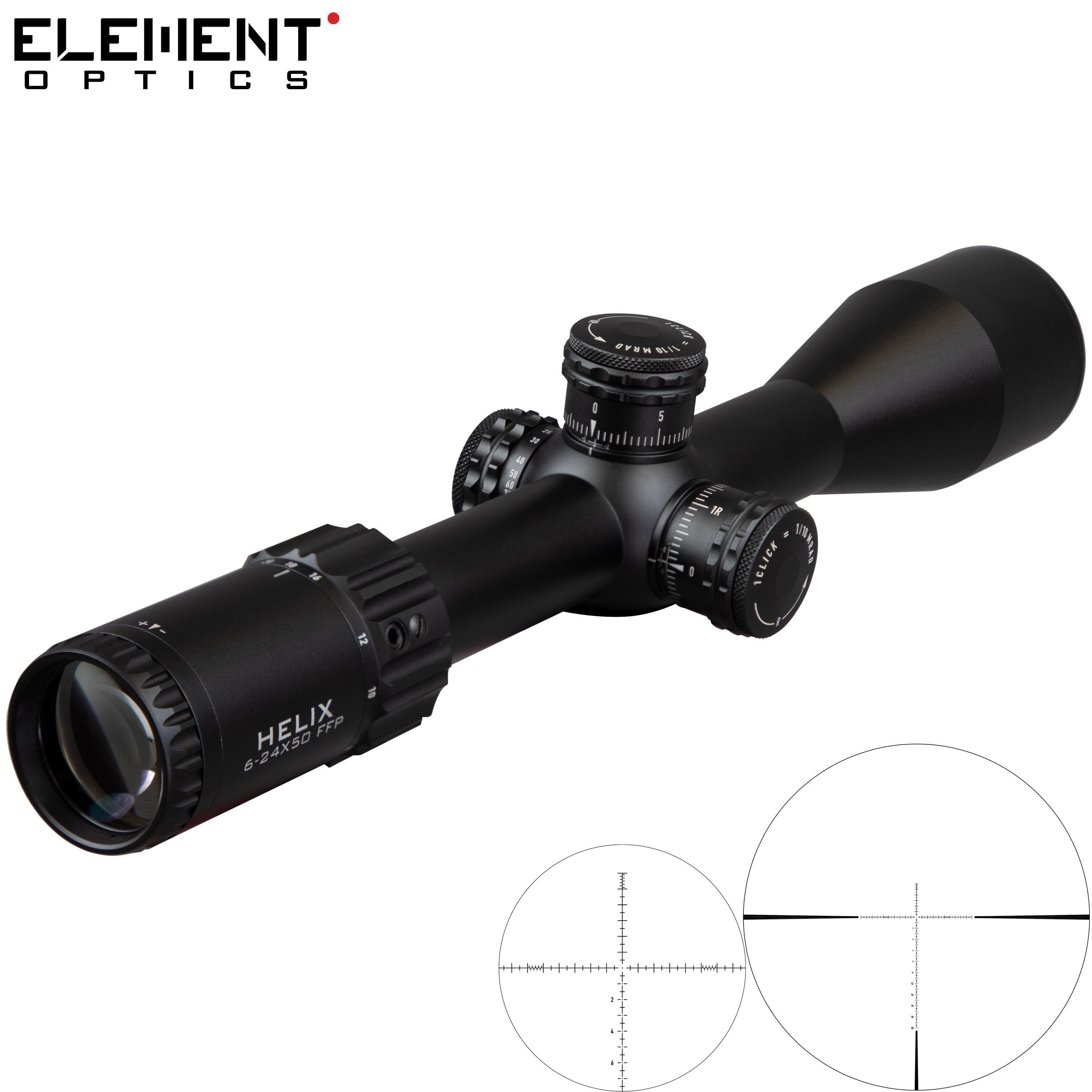 Ottica Element Optics Helix 6-24X50 APR-1C FFP MRAD 4/6