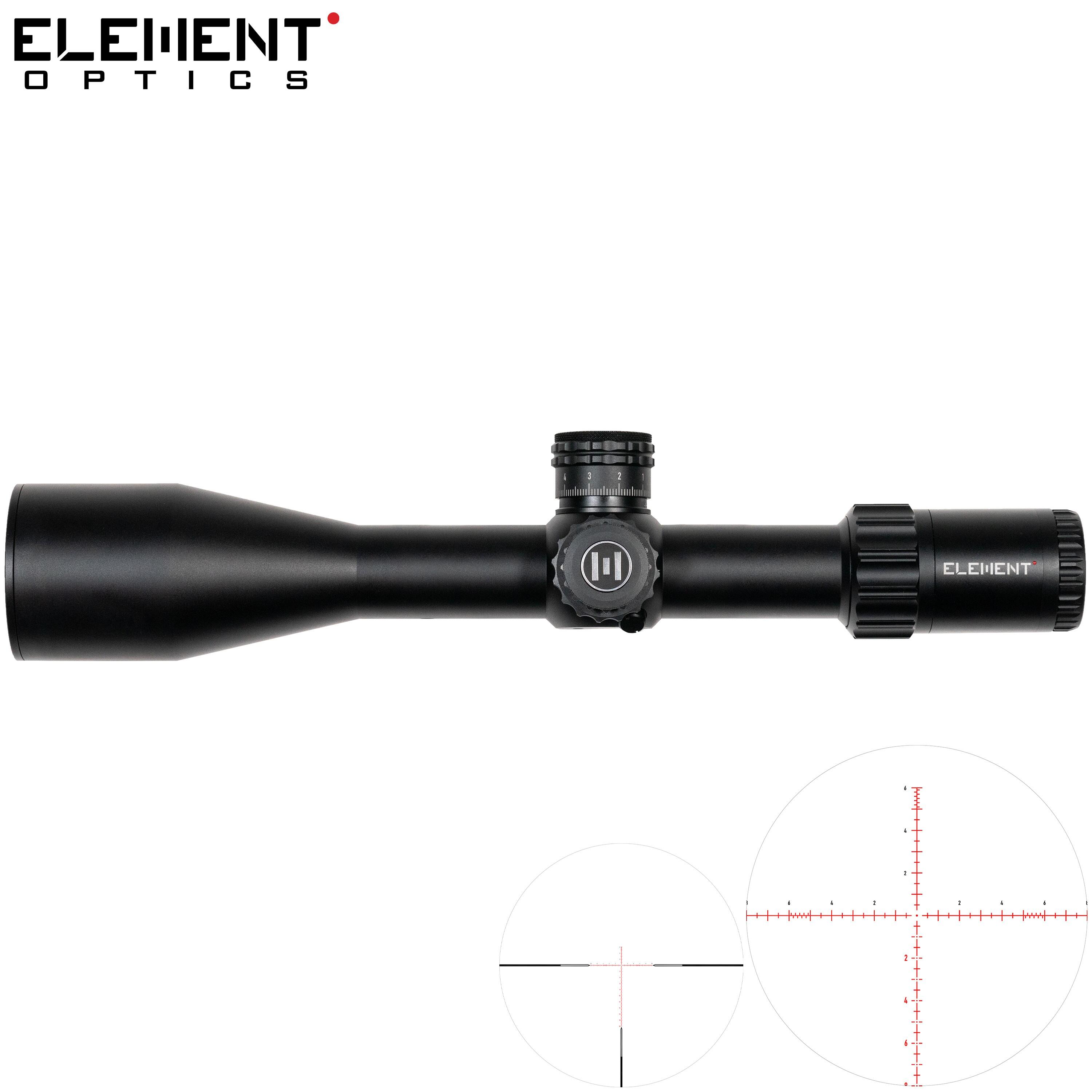 Mira Element Optics Titan 5-25X56 APR-1C FFP MRAD 1/7