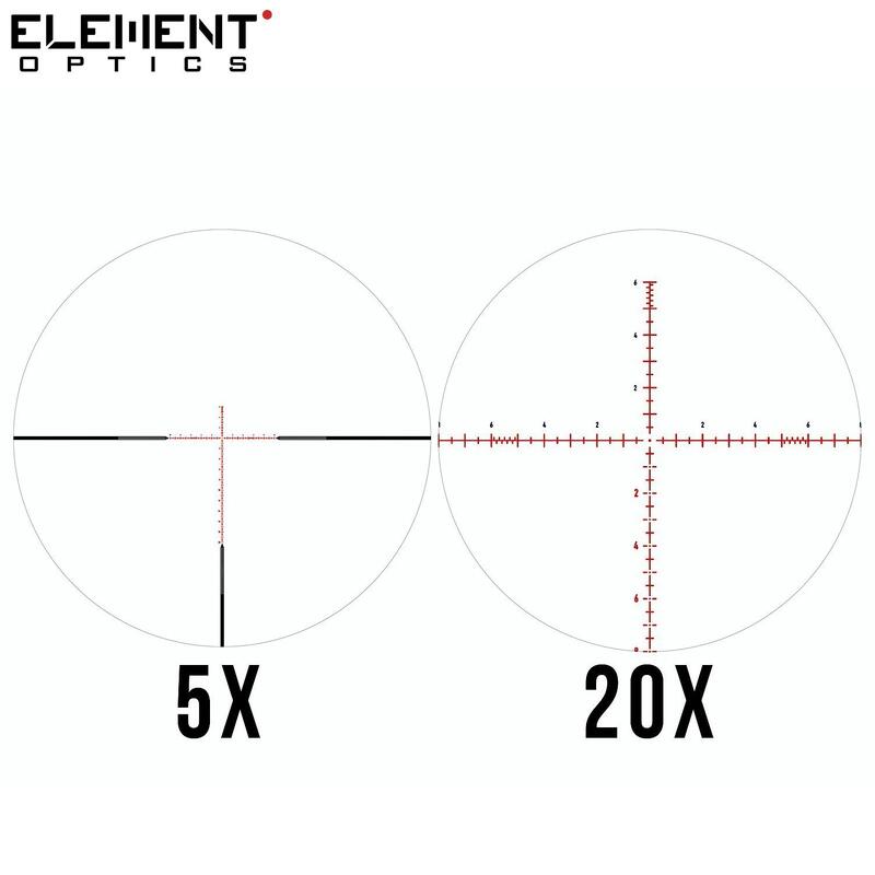 LUNETTE DE TIR ELEMENT OPTICS TITAN 5-25X56 APR-1D FFP MRAD