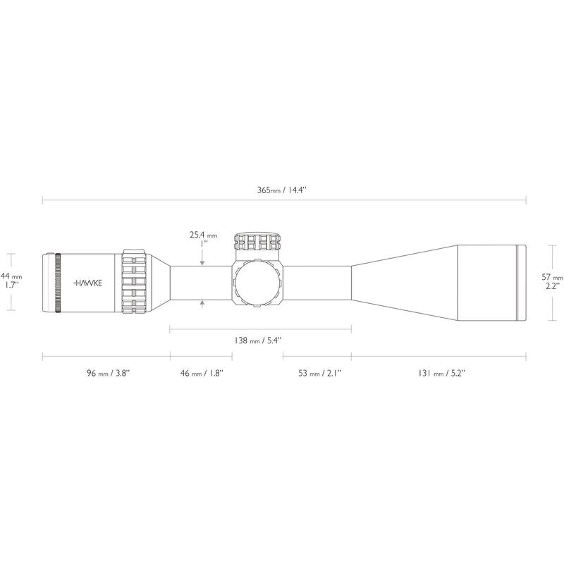 MIRA HAWKE FRONTIER SF 5-25X50 MIL PRO