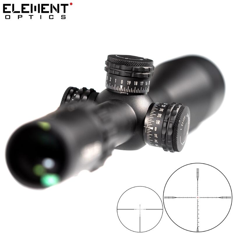 LUNETTE DE TIR ELEMENT OPTICS NEXUS 5-20X50 EHR-1C FFP MOA