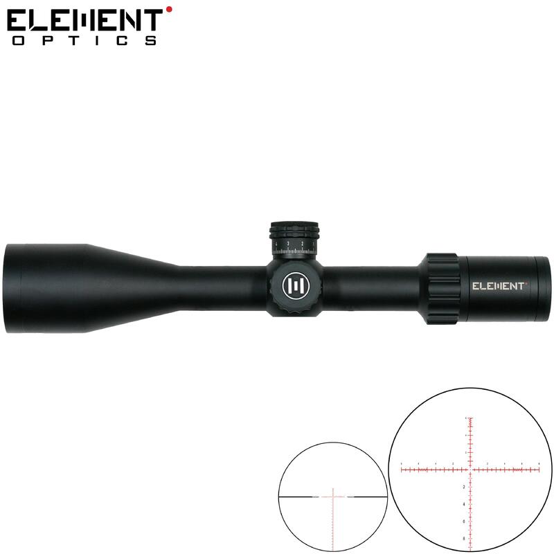 CANNOCCHIALE DA PUNTAMENTO ELEMENT OPTICS NEXUS 5-20X50 APR-1D FFP MRAD