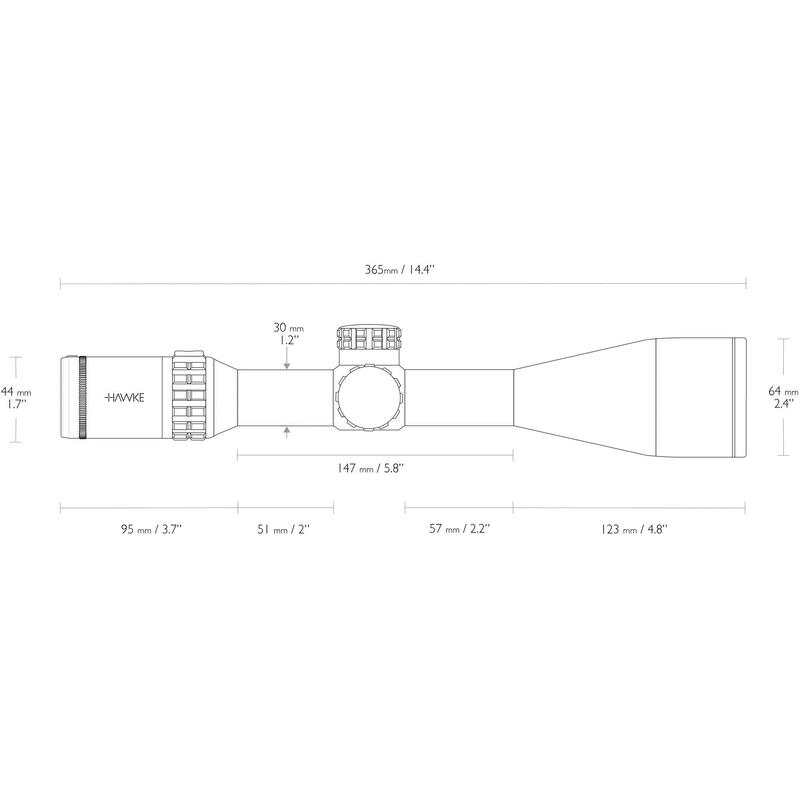 MIRA HAWKE FRONTIER 30 FFP 5-25X56 MIL PRO