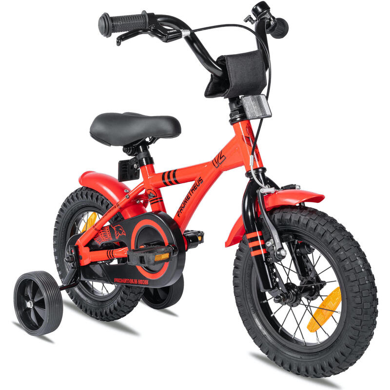 Vélo 12 pouces enfant 3 ans avec roues stabilisateurs et rétropédalage