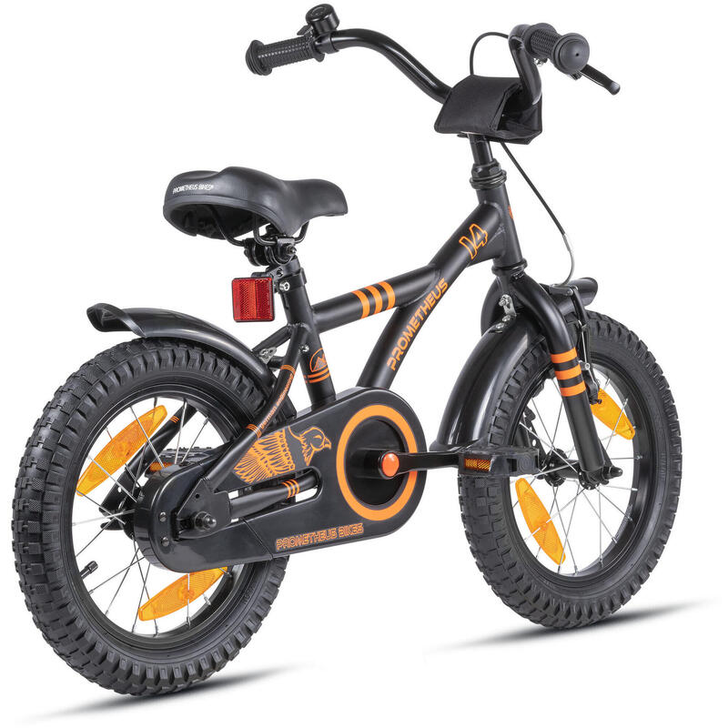 Vélo 14 pouces enfant 3-5 ans avec roues stabilisateurs et rétropédalage