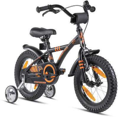 Kinderfiets 14 inch vanaf 3 -5 jaar fiets met terugtraprem en zijwieltjes