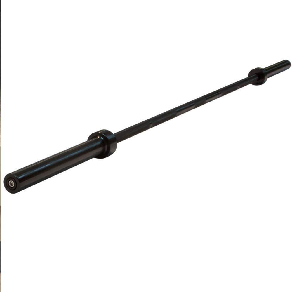Body-solid - Body-solid Olympic Halter Bar 180 Cm / 15 Kg - Olbar180b - Noir - Barre De Musculation - Noir - 16 Kg - Decathlon