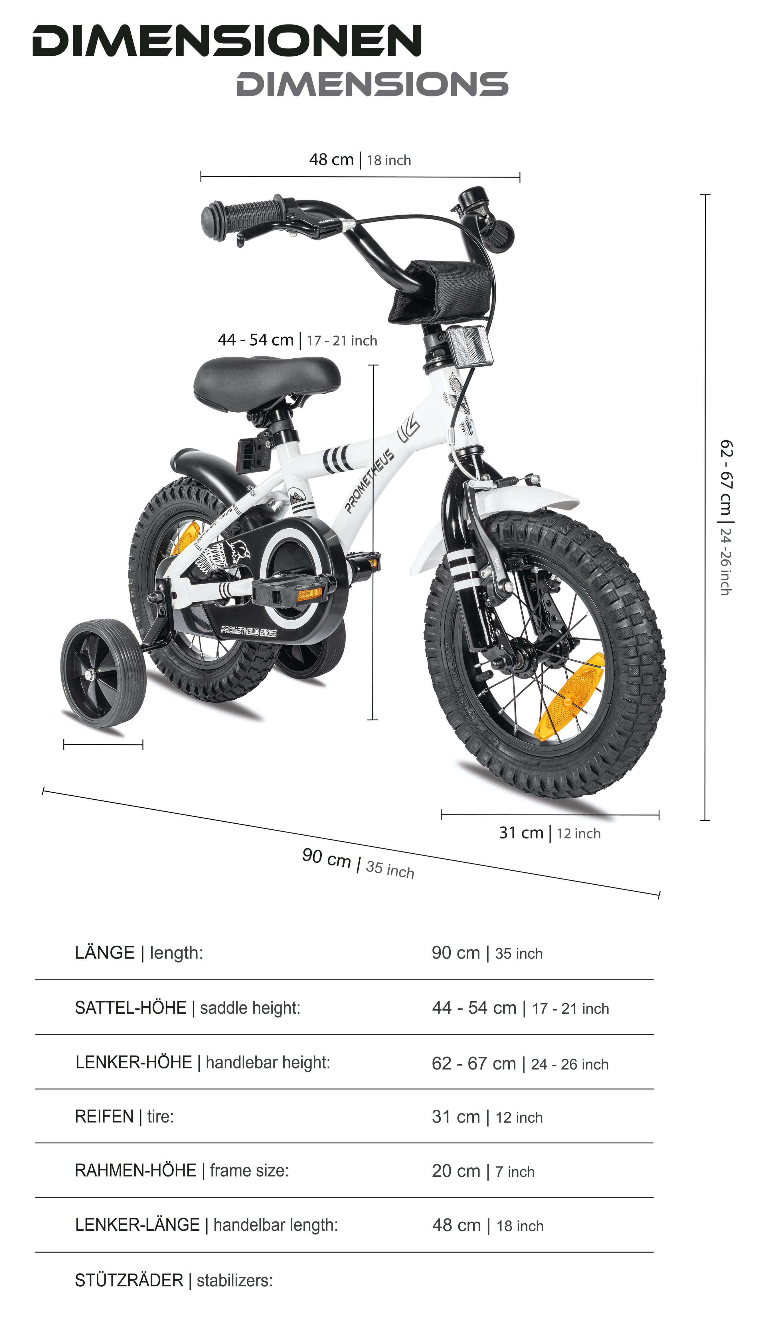 Stabilisateur velo 12 pouces decathlon sale