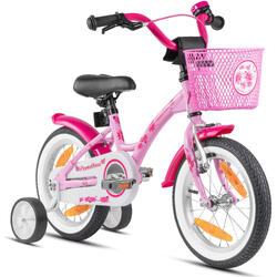 Vélo 14 pouces enfant 3-5 ans avec roues stabilisateurs et rétropédalage